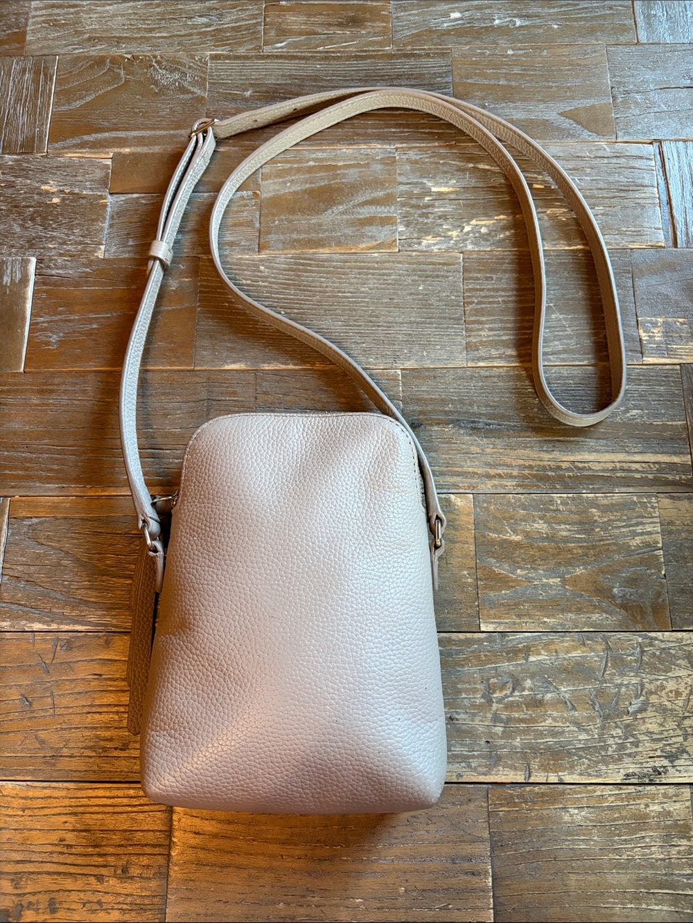 Draper James Pebbled Leather Mini Crossbody Bag
